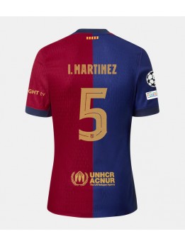 Muži Futbalové oblečenie Barcelona Inigo Martinez #5 2024-25 Krátky Rukáv - Domáci